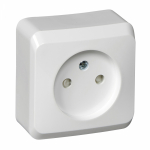 Розетка 1гн без З/К шторки о/у белый 16А IP20 Этюд Schneider Electric