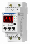 Реле напряжения с термозащитой 1ф 63А РН-263Т (2мод) Новатек-Электро