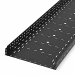 Лоток перфорированный Стандарт 500х80х3000 (1,0 мм) RAL 9005 (6 м/уп) Промрукав Лоток перфорированный Стандарт 500х80х3000 (1,0 мм) RAL 9005 (6 м/уп) Промрукав