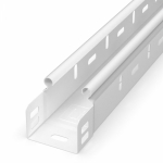 Лоток перфорированный Стандарт 50х50х3000 (0,7 мм) RAL 9003 (36 м/уп) Промрукав Лоток перфорированный Стандарт 50х50х3000 (0,7 мм) RAL 9003 (36 м/уп) Промрукав