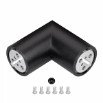 Соединитель профиля ROUND-D36-360-90 BLACK (Arlight, Алюминий) Соединитель профиля ROUND-D36-360-90 BLACK (Arlight, Алюминий)