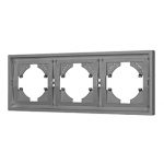 Рамка пластиковая FRM-TENDO-PL-3-GR (Arlight, Графитовый) Рамка пластиковая FRM-TENDO-PL-3-GR (Arlight, Графитовый)