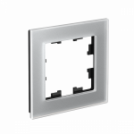 Рамка 1гн стекло алюминий AtlasDesign Nature Systeme Electric (1/3)