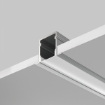 Led Strip Алюминиевый профиль встраиваемый с накладным фланцем 27x20 (Серебро, 2 м), ALM-2720-S-2M