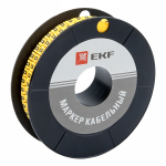 Маркер-кабельный символ "B" (ЕС-1) 2,5мм EKF (1/200)