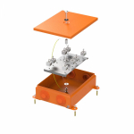 Коробка металлическая огнестойкая 70-0385-FR2.5-16 E15-E120 RAL2004 150x200x60 (6 шт/кор) Промрукав