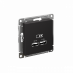 Розетка 2гн USB+USB с/у карбон механизм AtlasDesign Systeme Electric (1) Розетка 2гн USB+USB с/у карбон механизм AtlasDesign Systeme Electric (1)