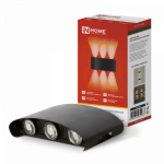 Светильник уличный светодиодный ДБУ 8Вт 3000К IP54 черный TWIN-830BL IN HOME (1/50) Светильник уличный светодиодный ДБУ 8Вт 3000К IP54 черный TWIN-830BL IN HOME (1/50)