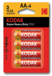 Элемент питания R6 (АА) солевой бл.4шт EXTRA HEAVY DUTY Kodak (4/80/400) Элемент питания R6 (АА) солевой бл.4шт EXTRA HEAVY DUTY Kodak (4/80/400)