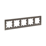 5 - местная рамка, мокко, пластик Эпика EKF