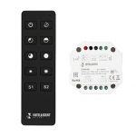 INTELLIGENT ARLIGHT Диммер SMART-SET-TRIAC-601-72-DIM-PD-IN Black (230V, 1x1.5A, ПДУ 10кн, 2.4G) (IARL, IP20 Пластик, 5 лет) INTELLIGENT ARLIGHT Диммер SMART-SET-TRIAC-601-72-DIM-PD-IN Black (230V, 1x1.5A, ПДУ 10кн, 2.4G) (IARL, IP20 Пластик, 5 лет)