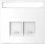 Центр. плата прочее с/у rj45 пластик белый IP20 SE MERTEN D-Life