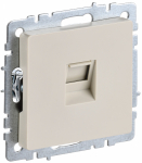 Розетка 1гн комп RJ45 с/у крем механизм кат.5е РК10-БрКр BRITE IEK (1/10/100)