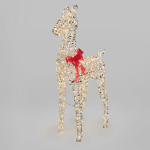 Светодиодная фигура Олененок 107см, цвет свечения теплый белый, питание от трансформатора, IP44 NEON-NIGHT