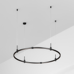 Основание ART-APRIORI-ROUND-HANG-R1200 (BK) (Arlight, IP20 Металл, 3 года)