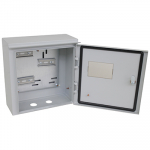 Корпус металлический ЩУ-1/1-0 (310x300x150) IP54 RAL7035 PLEXUP