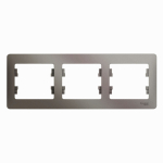 Рамка 3гн платина Glossa Systeme Electric  (1/5)