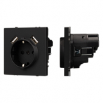 ARL NOBE Розетка зк со шторками с USB тип А+А софт-тач черный оникс SCT-MUAA-SFPL-BK (250V, 16A) (Arlight, -) ARL NOBE Розетка зк со шторками с USB тип А+А софт-тач черный оникс SCT-MUAA-SFPL-BK (250V, 16A) (Arlight, -)