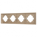 Рамка пластиковая FRM-TENDO-PL-4-GD (Arlight, Песочный) Рамка пластиковая FRM-TENDO-PL-4-GD (Arlight, Песочный)