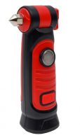 Фонарь автомобильный КОСМОС KOC706Lit 2 Вт+5Вт COB Li-ion18650 1200mAh магнит/стропорез/молоток (1/30/120)