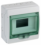 Бокс ЩРН-П-8мод настен пласт серый (дв.зеленая) IP65 KAEDRA Schneider Electric (1)