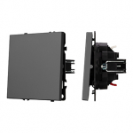ARL NOBE Выключатель 1 кл софт-тач серый базальт SWT-MK01-SFPL-GR (250V, 10A) (Arlight, -) ARL NOBE Выключатель 1 кл софт-тач серый базальт SWT-MK01-SFPL-GR (250V, 10A) (Arlight, -)