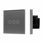 Выключатель сенсорный SWT-OMALI-S03-ZB-GR (250V, 10A, Zigbee) (Arlight, Стекло) Выключатель сенсорный SWT-OMALI-S03-ZB-GR (250V, 10A, Zigbee) (Arlight, Стекло)