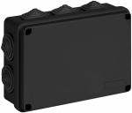 Распаячная коробка ЭРА KORv-190-140-70-10gv-MP-B черная 190х140х70мм с гермовводами 10 входов прямой монтаж IP55 Распаячная коробка ЭРА KORv-190-140-70-10gv-MP-B черная 190х140х70мм с гермовводами 10 входов прямой монтаж IP55