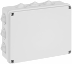 Распаячная коробка ЭРА KORv-240-190-70-12gv-MP серая 240х190х70мм с гермовводами 12 входов прямой монтаж IP55 Распаячная коробка ЭРА KORv-240-190-70-12gv-MP серая 240х190х70мм с гермовводами 12 входов прямой монтаж IP55