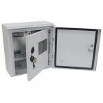 Корпус металлический ЩУ-1/1-1 (310x300x150) IP54 RAL7035 PLEXUP