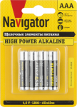 Элемент питания LR03 (ААА) алкалиновый NBT-NE-LR03-BP4 бл. 4шт Navigator (4/40/200)