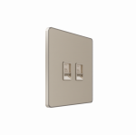 Systeme Infinity, Розетка информационная С/У RJ-45 кат.6 2-я, Песчаный берег Systeme Infinity, Розетка информационная С/У RJ-45 кат.6 2-я, Песчаный берег