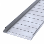 Лоток неперфорированный Профи INOX (AISI 316) 400х50х3000 (1,0 мм) (6 м/уп) Промрукав