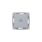 Механизм розетки RJ45 (cat5), алюминий Эпика EKF