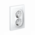 Розетка 2гн с З/К шторки с/у белый в сборе 16А AtlasDesign Systeme Electric (1/10) Розетка 2гн с З/К шторки с/у белый в сборе 16А AtlasDesign Systeme Electric (1/10)