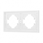 Рамка пластиковая FRM-TENDO-PL-2-WH (Arlight, Белый) Рамка пластиковая FRM-TENDO-PL-2-WH (Arlight, Белый)