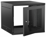 Шкаф наст. 9U 600х650мм перфр. дв. чер. GENERICA