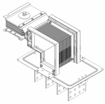 Секц. флан. лев. Тип2 4000А Al 3L+N+PER IP55 тран. IEK