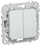 FLITE Выключ. 2-кл. кноп. прох. 10А ВС62-2-0-ФлЖ жем. IEK FLITE Выключ. 2-кл. кноп. прох. 10А ВС62-2-0-ФлЖ жем. IEK