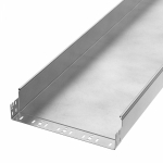 Лоток неперфорированный Профи INOX (AISI 304) 400х100х3000 (1,5 мм) (6 м/уп) Промрукав