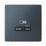 Розетка 1гн USB C с/у грифель механизм высокоскор.заряд. QC PD ArtGallery Systeme Electric (1/8/16)