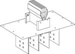 Элемент подвода питания одинарный 5 3200А 545x510x235 Schneider Electric KT