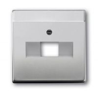 Центр. плата UAE/IAE (ISDN)-разъём с/у металл нержавеющая сталь IP20 ABB Pure steel