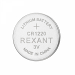 Батарейка 3В 40мАч 12.5мм плоская cr 1220 литиевая REXANT