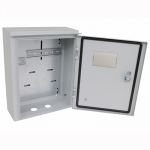 Корпус металлический ЩУ-3/1-0 (395x310x150) IP54 RAL7035 PLEXUP