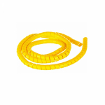 Защитная пластиковая спираль гибкая 20 мм (25 м/уп) желтая Промрукав