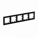 Рамка 5гн стекло черный AtlasDesign Nature Systeme Electric (1/1) Рамка 5гн стекло черный AtlasDesign Nature Systeme Electric (1/1)