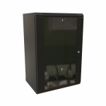 WRline Шкаф настенный 19-дюймовый (19"), 22U, 1086x600х450мм, стеклянная дверь, цвет черный (RAL 9004) (разобранный) WRline Шкаф настенный 19-дюймовый (19"), 22U, 1086x600х450мм, стеклянная дверь, цвет черный (RAL 9004) (разобранный)