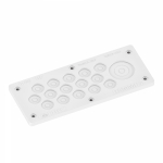 Мембранный кабельный ввод, EPDM, IP66, t эксп. -70..+90, ШхВ 216х89 мм, 15xø2,0-20,0 мм, 1xø2,0-40,5 мм