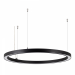 Светильник SP-CIRCLE-HANG-O3535-D1200-75W Warm3000 (RAL9005, 120 deg, 230V) IP40 LED (Arlight, Алюминий)